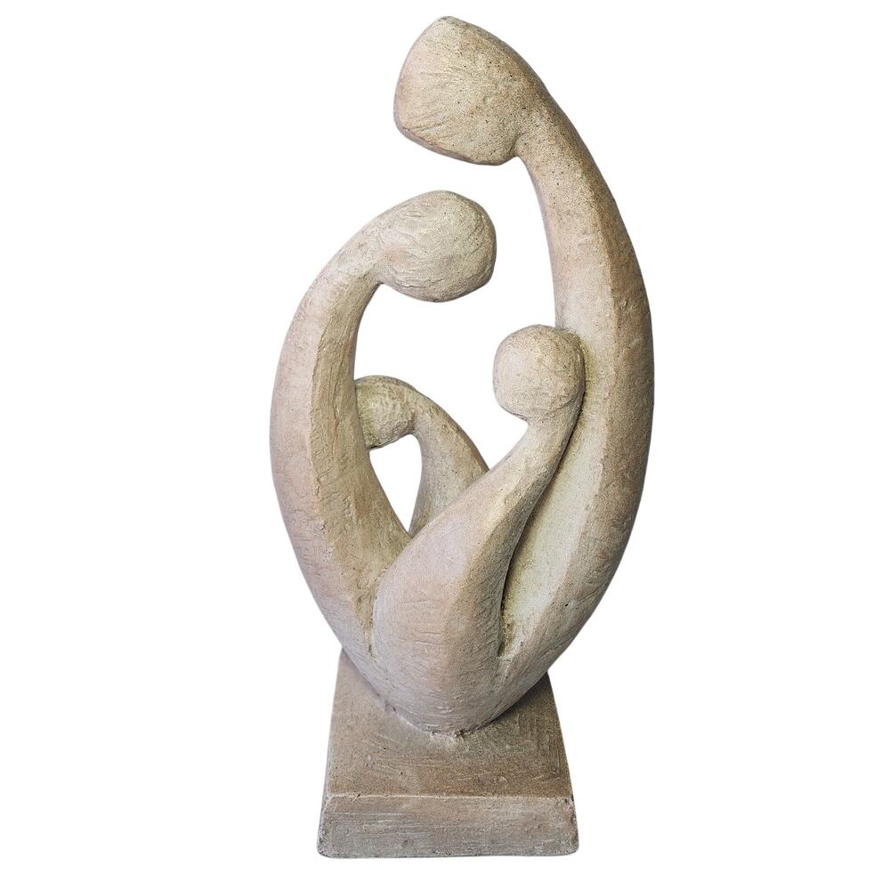 Yael Shalev Family Abstract Sculpture Signed 1983 Austin Production 18.5"